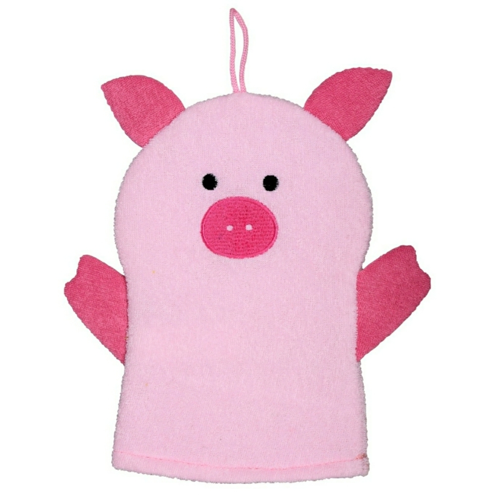 Children's Animal Puppet Bath Sponge Glove
